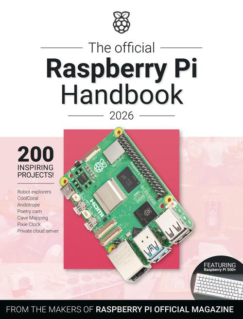 Cover of Official Raspberry Pi Handbook 2026