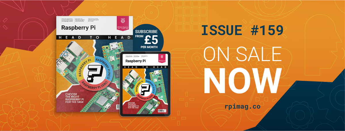 Raspberry Pi Official Magazine issue 159 cover