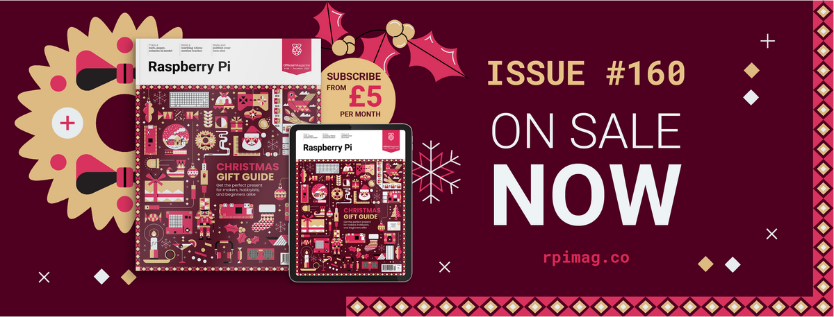Raspberry Pi Official Magazine issue 160 cover