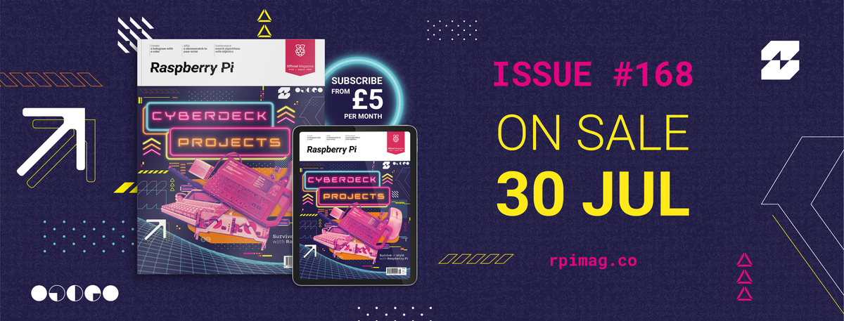 Raspberry Pi Official Magazine issue 168 cover