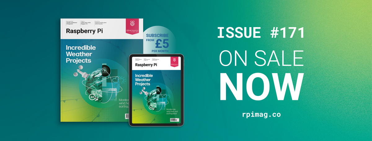 Raspberry Pi Official Magazine issue 171 cover