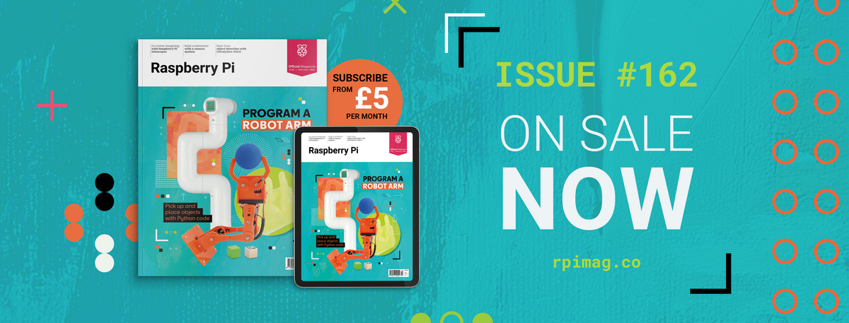 Raspberry Pi Official Magazine issue 162 cover