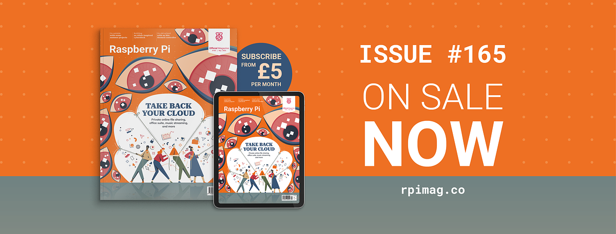 Raspberry Pi Official Magazine issue 165 cover